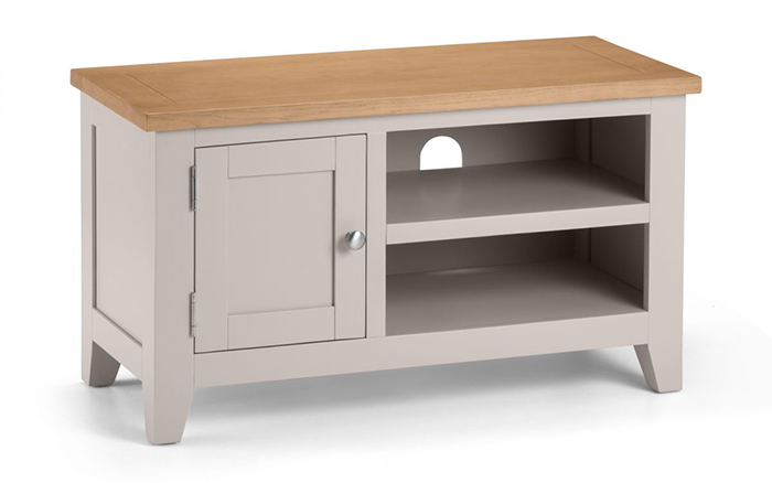 Richmond TV Unit In Elephant Grey - Click Image to Close